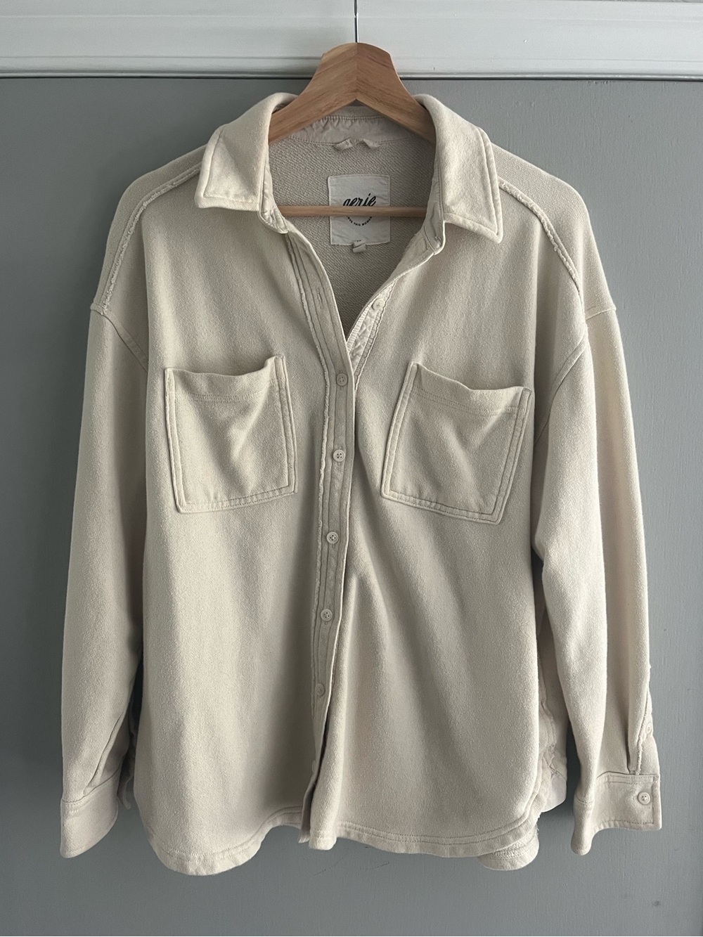 Aerie Oversized Lumber Jane Button-Down Sweater
